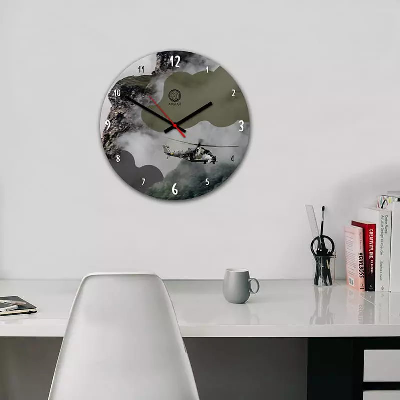 Zegar ścienny MILITARY gray