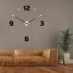 Lustrzany zegar ścienny Shot