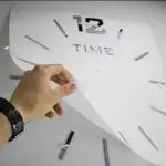 Nowoczesny zegar ścienny Linea V2
