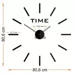 Nowoczesny zegar ścienny Linea V2