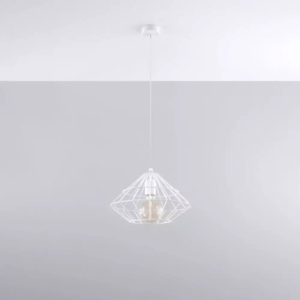 Lampa wisząca UMBERTO biała