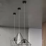 Lampa wisząca DEMI czarna