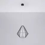 Lampa wisząca DEMI czarna