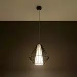 Lampa wisząca DEMI czarna