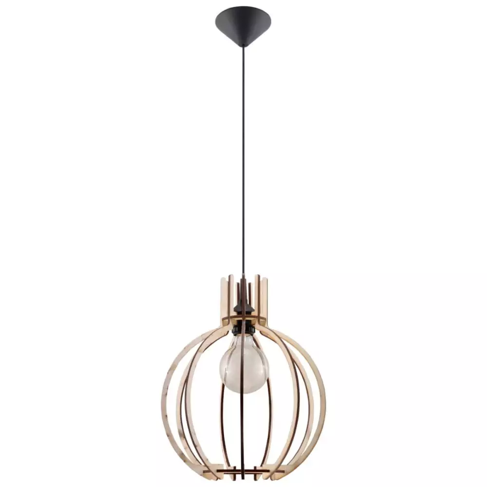 Lampa wisząca ARANCIA naturalne drewno