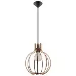 Lampa wisząca ARANCIA naturalne drewno