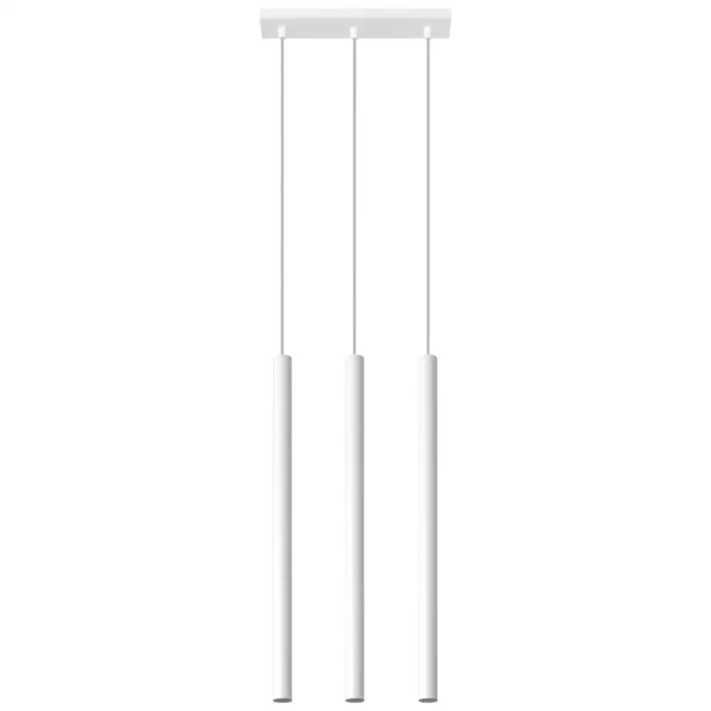 Lampa wisząca PASTELO 3 biała