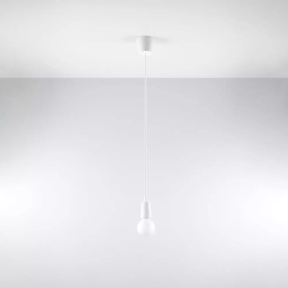 Lampa wisząca DIEGO 1 biała