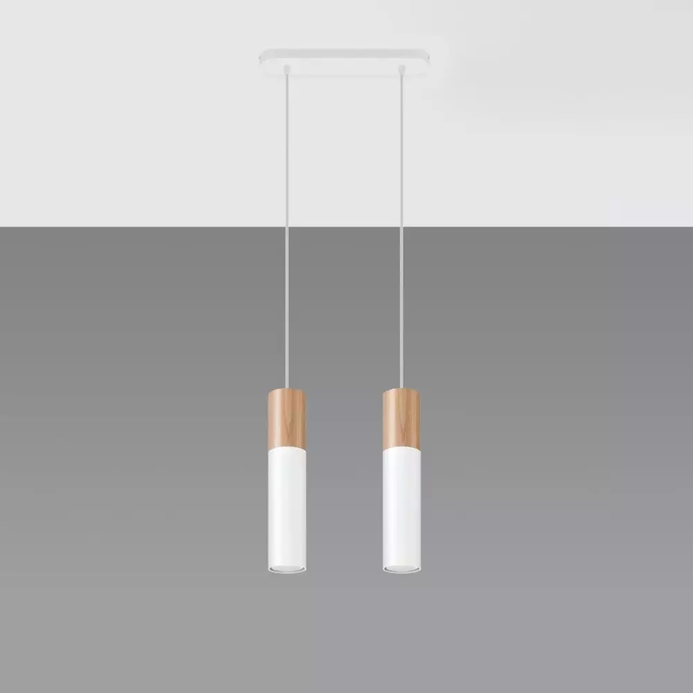 Lampa wisząca PABLO 2 biała
