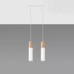 Lampa wisząca PABLO 2 biała