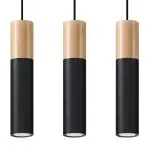 Lampa wisząca PABLO 3L czarna