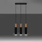 Lampa wisząca PABLO 3L czarna