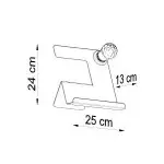 Lampa biurkowa INCLINE biała
