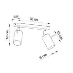 Plafon RING 2 chrom