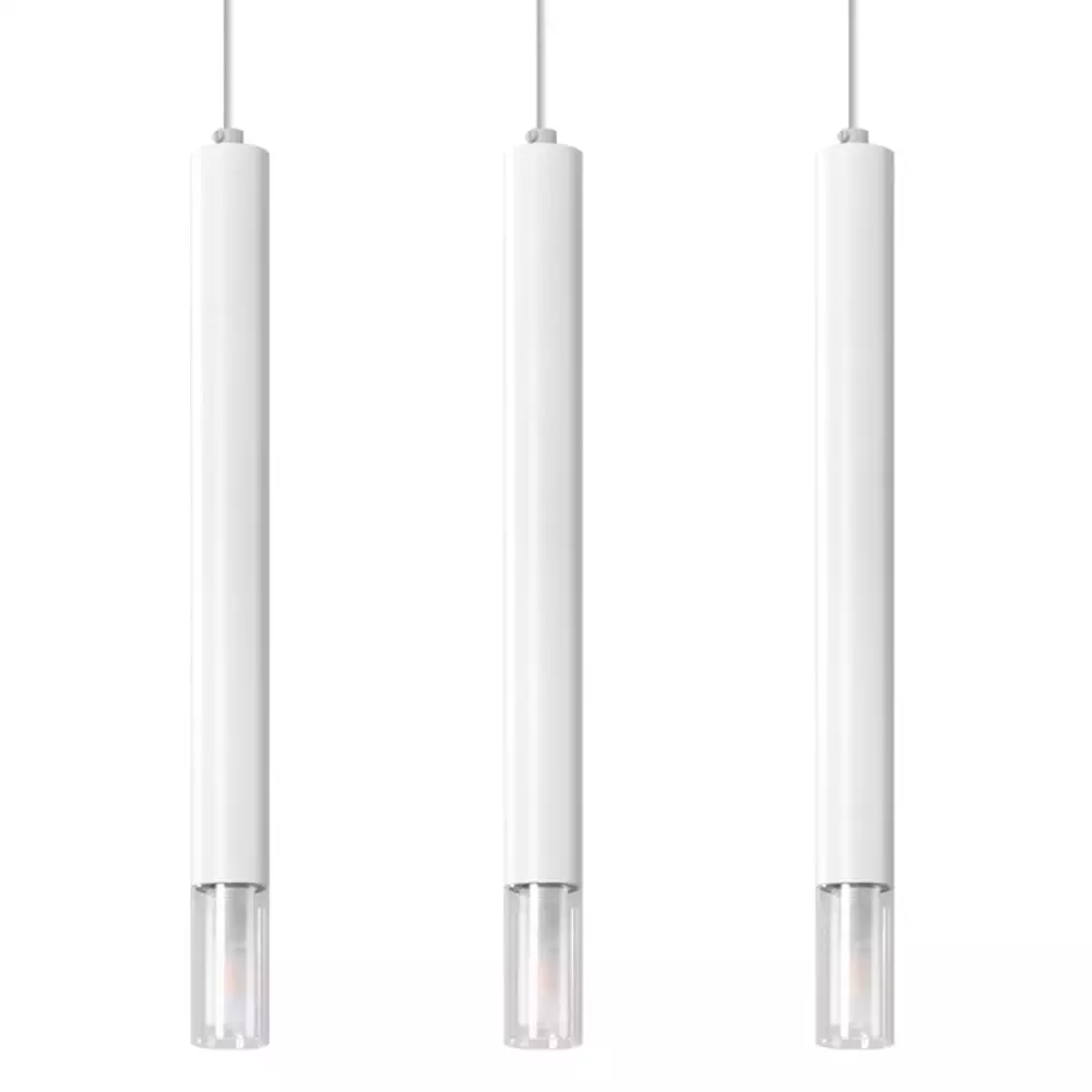 Lampa wisząca WEZYR 3 biała