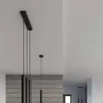 Lampa wisząca WEZYR 1 czarna