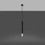 Lampa wisząca WEZYR 1 czarna