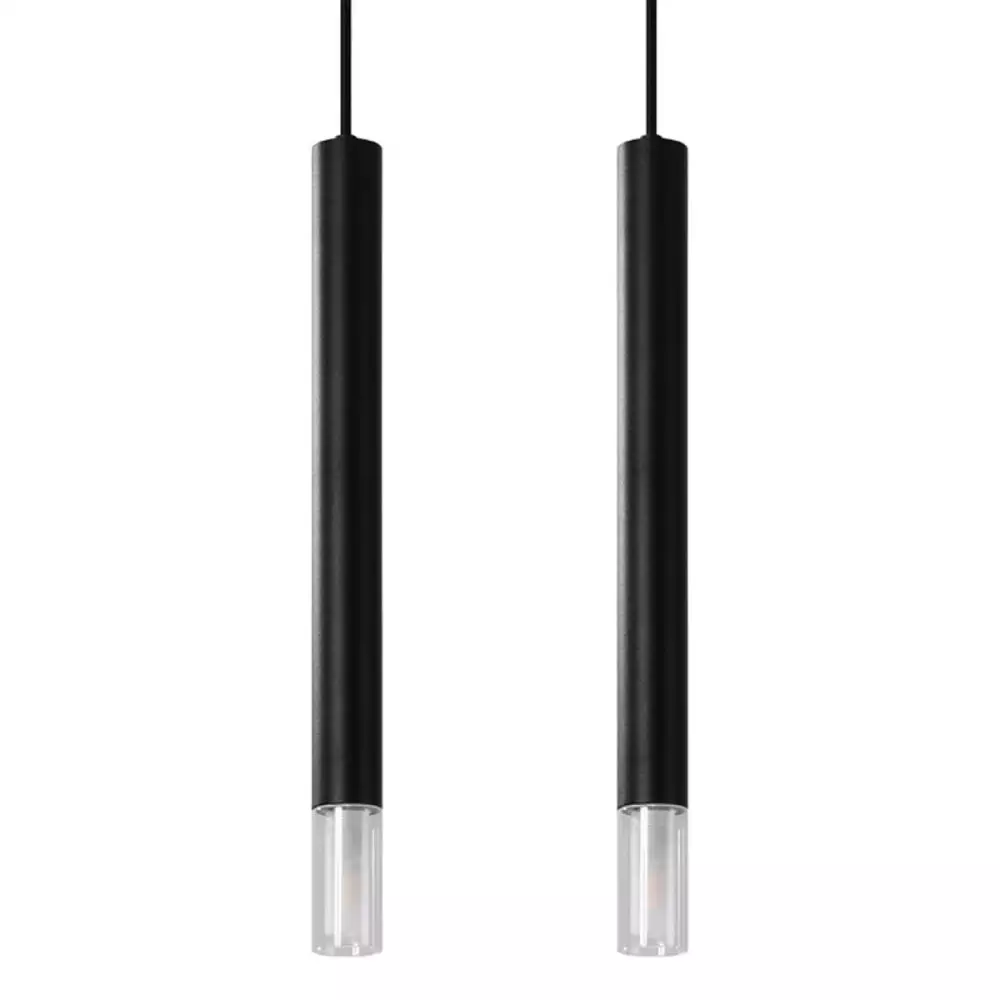 Lampa wisząca WEZYR 2 czarna