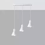 Lampa wisząca TALEJA 3 biała [E27]