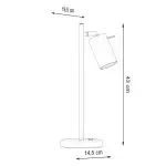 Lampa biurkowa RING czarna