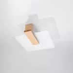Plafon LAPPO naturlane drewno
