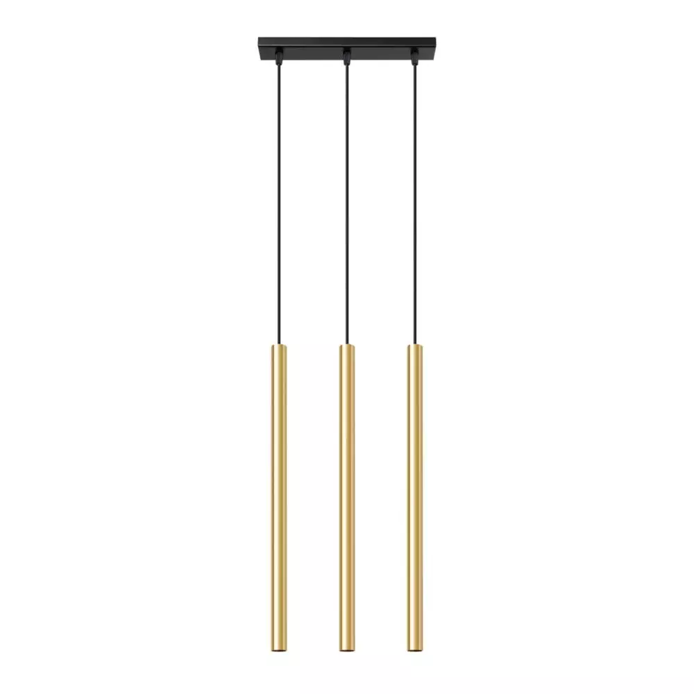 Lampa Wisząca PASTELO 3L złoty połysk