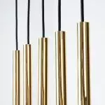 Lampa Wisząca PASTELO 5L złoty połysk