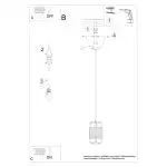 Lampa wisząca GIZUR 1