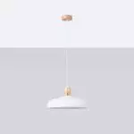 Lampa wisząca INDY biała