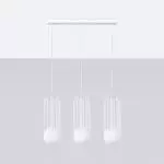 Lampa wisząca BRINA 3L biała