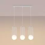 Lampa wisząca BRINA 3L biała