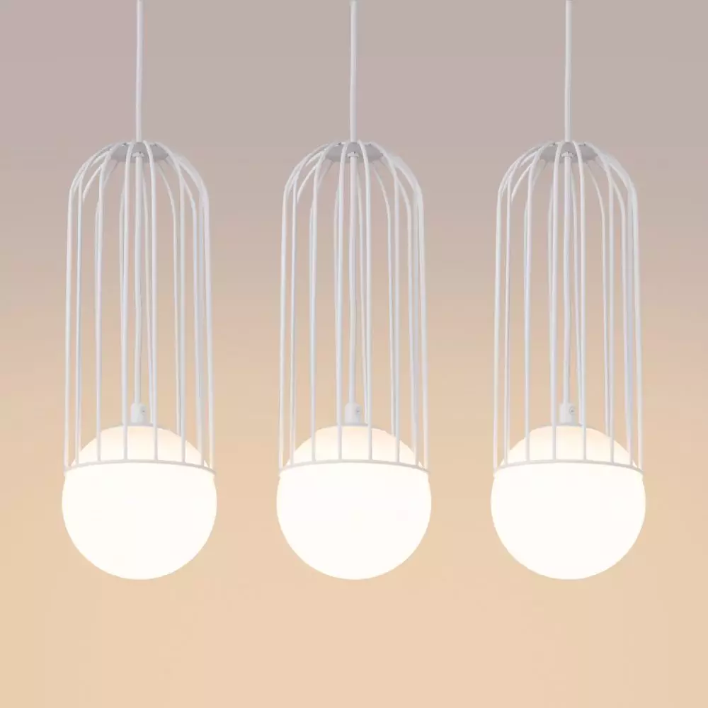 Lampa wisząca BRINA 3L biała