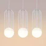 Lampa wisząca BRINA 3L biała
