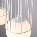 Lampa wisząca BRINA 3L biała