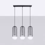 Lampa wisząca BRINA 3L czarna