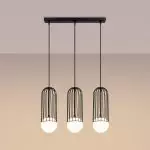 Lampa wisząca BRINA 3L czarna
