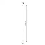 Lampa wisząca ELECTRA czarna beton