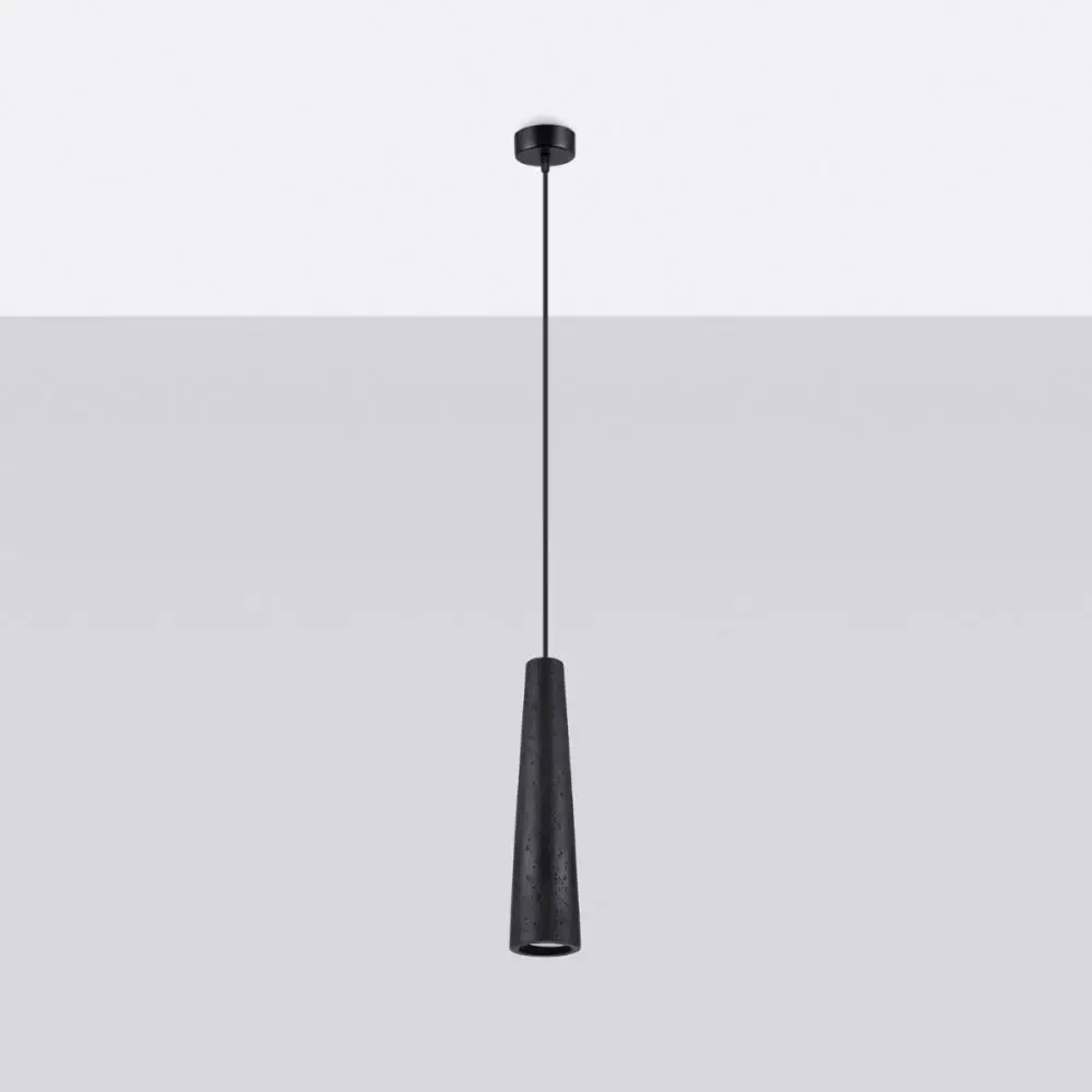Lampa wisząca ELECTRA czarna beton