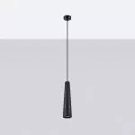 Lampa wisząca ELECTRA czarna beton