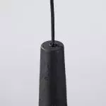 Lampa wisząca ELECTRA czarna beton
