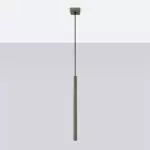 Lampa wisząca PASTELO 1 zielona oliwka