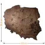Patriotyczny zegar na ścianę