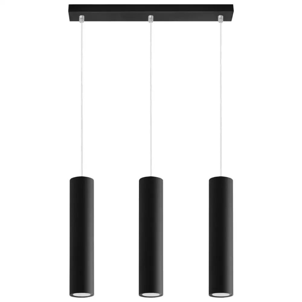 Lampa wisząca LAGOS 3L czarny