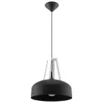 Lampa wisząca CASCO czarna/biała