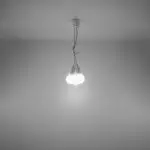 Lampa wisząca DIEGO 3 biała