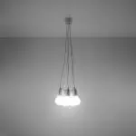 Lampa wisząca DIEGO 5 biała