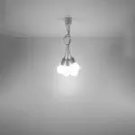 Lampa wisząca DIEGO 5 biała