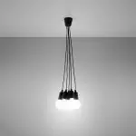 Lampa wisząca DIEGO 5 czarna