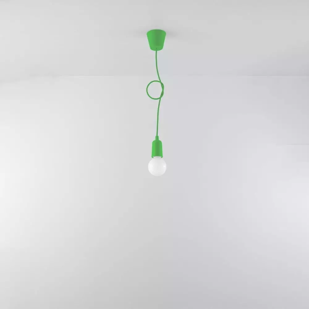 Lampa wisząca DIEGO 1 zielony