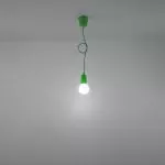 Lampa wisząca DIEGO 1 zielony